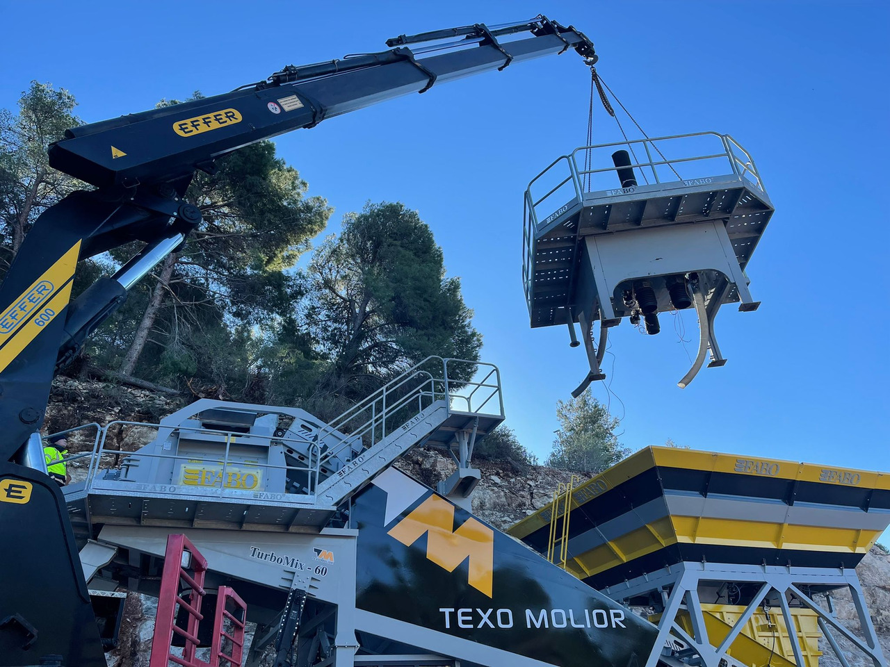 Нови Бетонов възел FABO mobile concrete batching plant: снимка 43