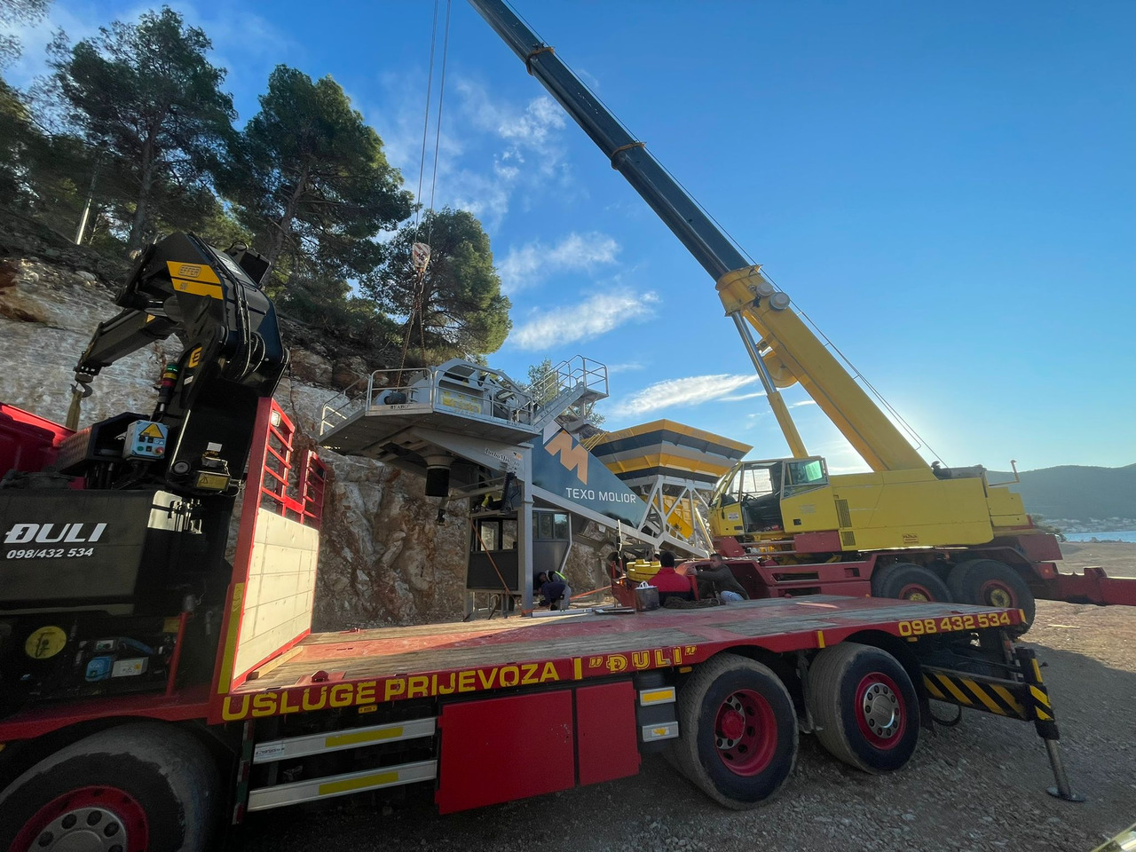 Нови Бетонов възел FABO mobile concrete batching plant: снимка 46