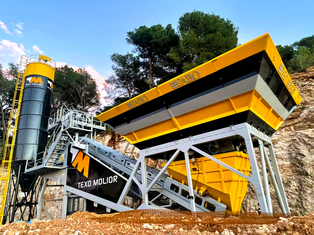 FABO mobile concrete batching plant - Бетонов възел: снимка 4 FABO mobile concrete batching plant - Бетонов възел: снимка 4