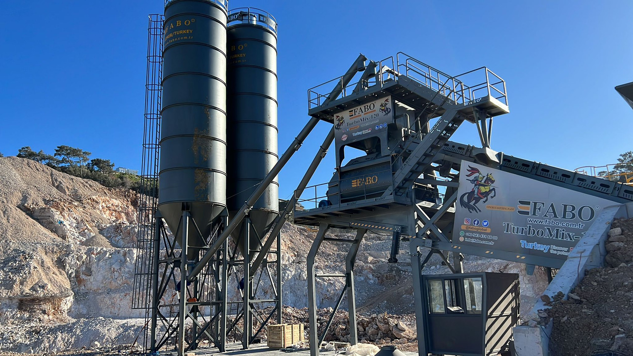 Нови Бетонов възел FABO mobile concrete batching plant: снимка 6