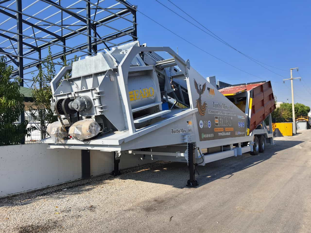 Нови Бетонов възел FABO mobile concrete batching plant: снимка 23