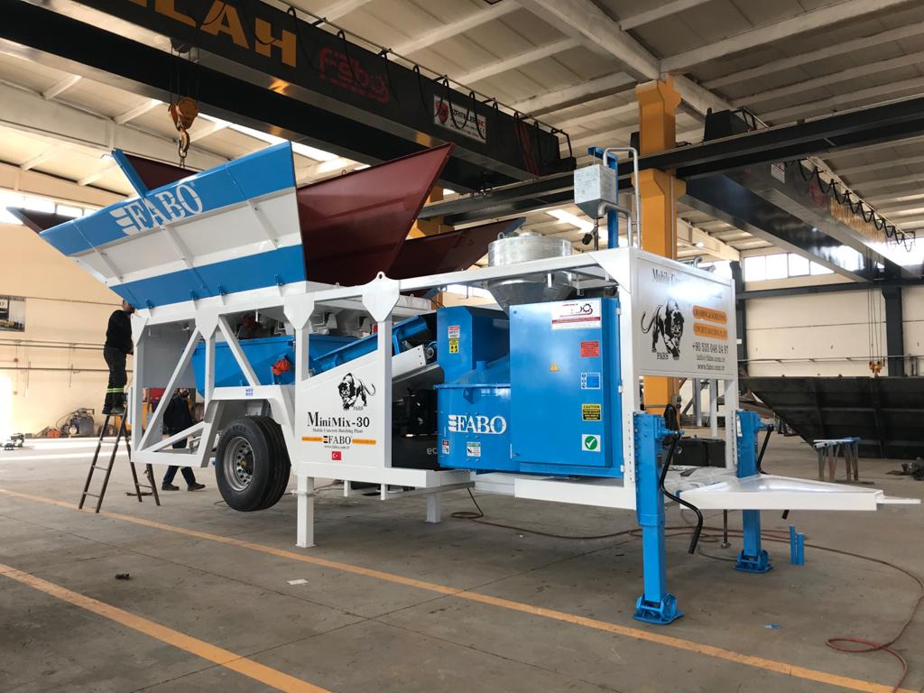 FABO mobile concrete batching plant - Бетонов възел: снимка 2 FABO mobile concrete batching plant - Бетонов възел: снимка 2