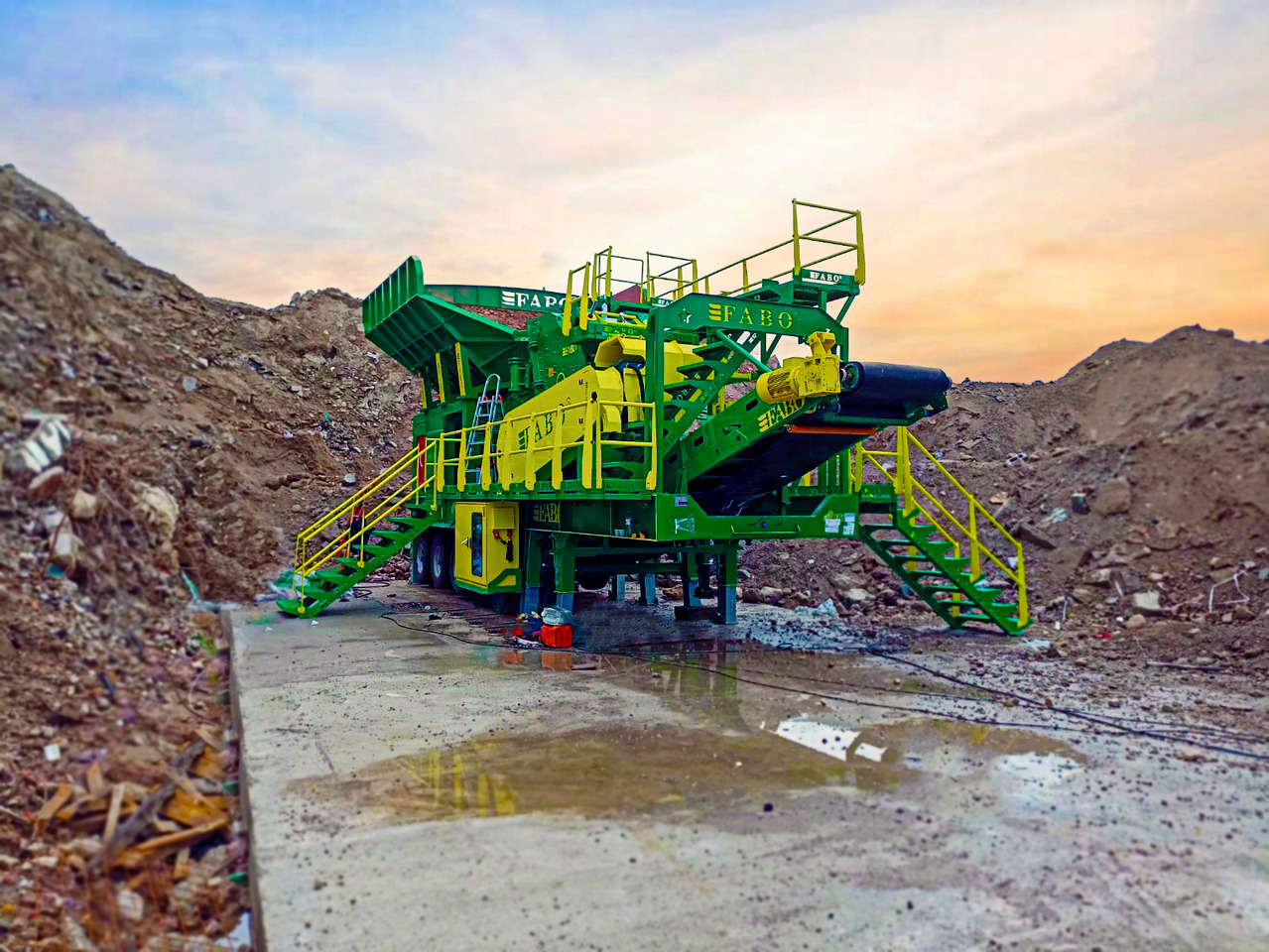 FABO mobile impact crusher - Ударна трошачка: снимка 4 FABO mobile impact crusher - Ударна трошачка: снимка 4