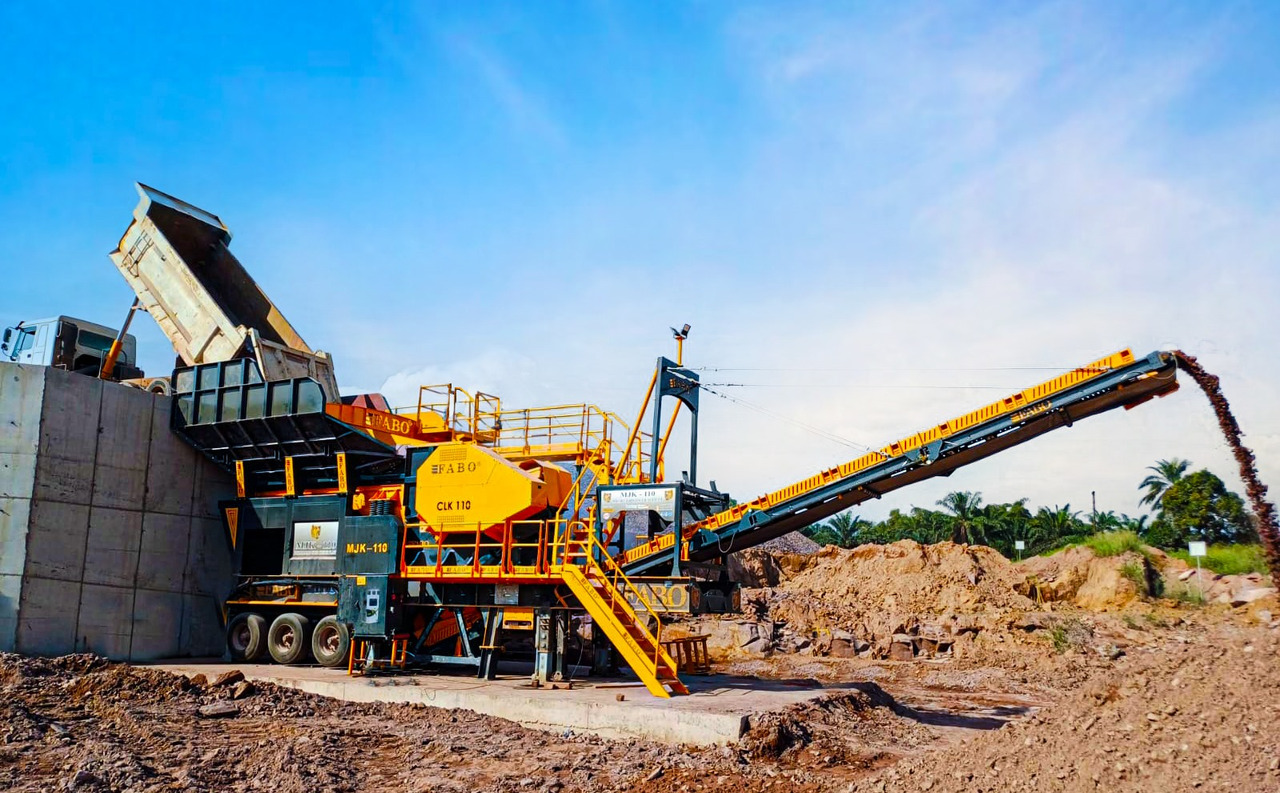 FABO mobile jaw crusher - Челюстна трошачка: снимка 1 FABO mobile jaw crusher - Челюстна трошачка: снимка 1