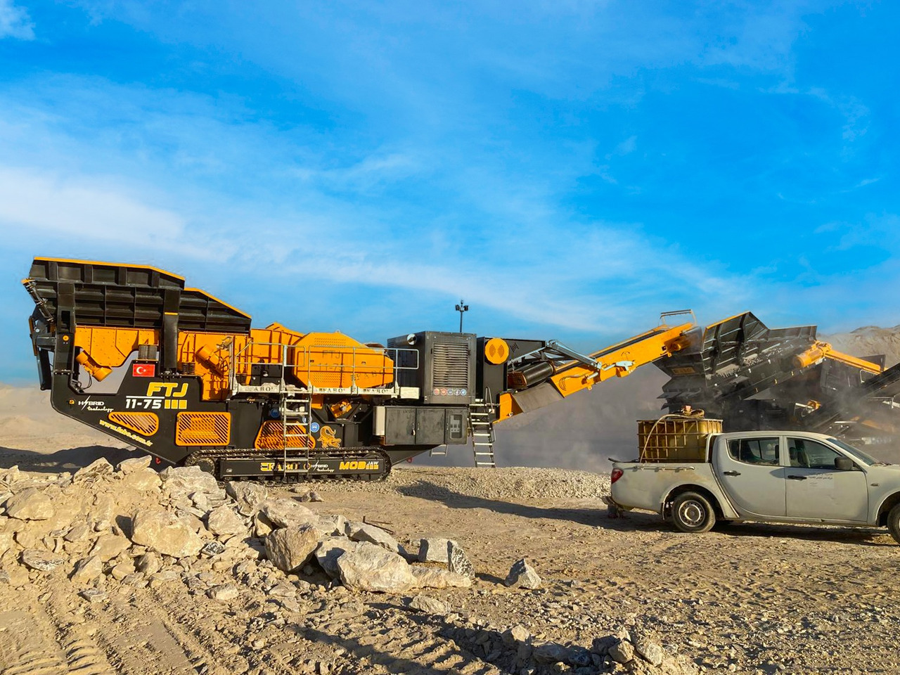 FABO mobile jaw crusher - Челюстна трошачка: снимка 3 FABO mobile jaw crusher - Челюстна трошачка: снимка 3