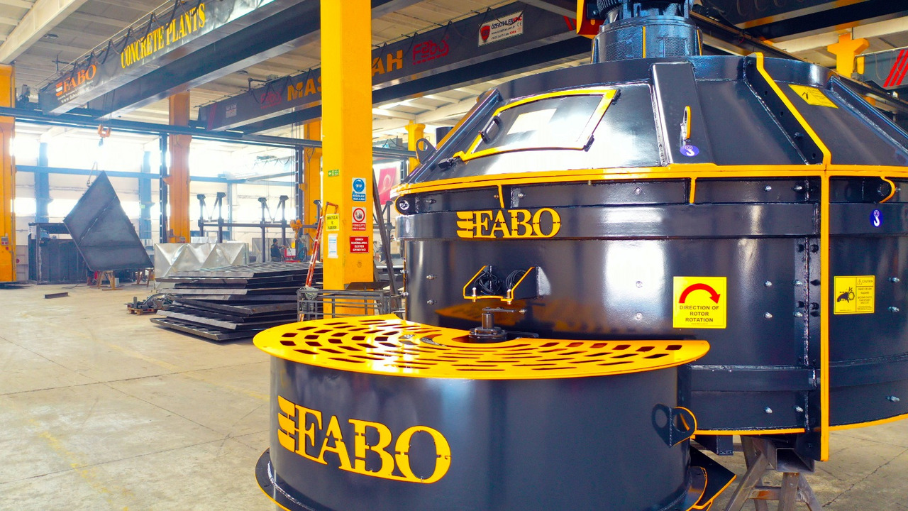 FABO twin shaft mixer - Бетонобъркачка: снимка 1 FABO twin shaft mixer - Бетонобъркачка: снимка 1