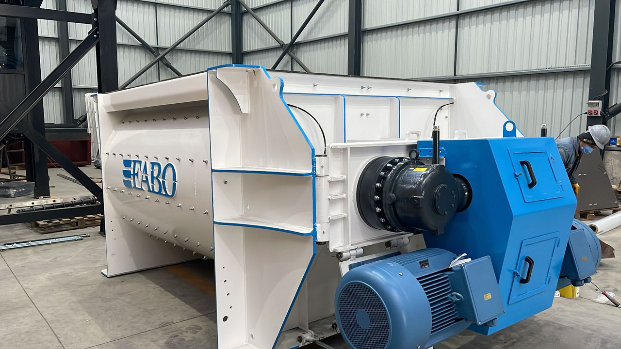 FABO twin shaft mixer - Бетонобъркачка: снимка 4 FABO twin shaft mixer - Бетонобъркачка: снимка 4