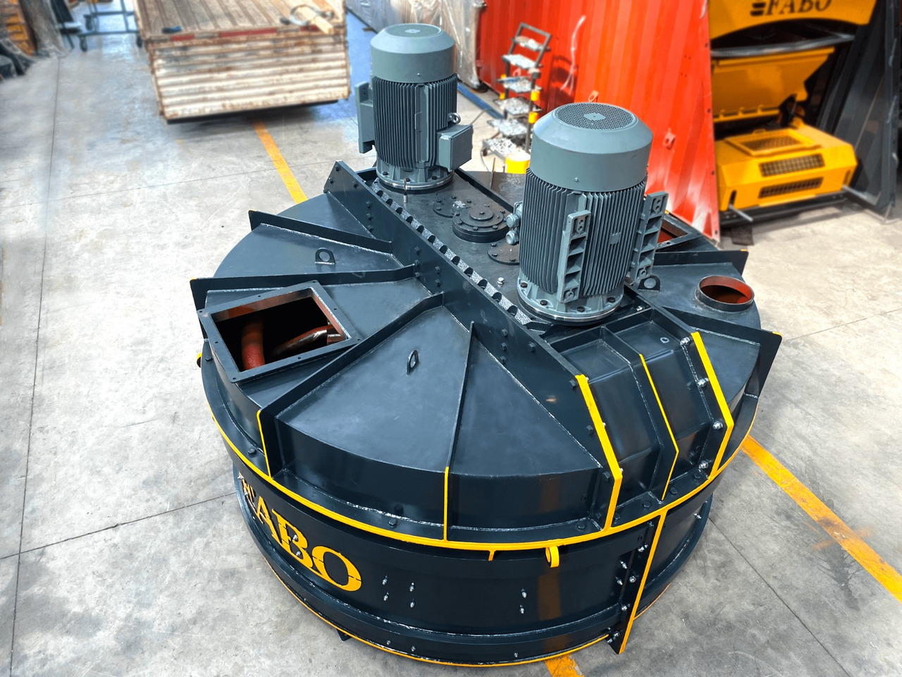 FABO twin shaft mixer - Бетонобъркачка: снимка 3 FABO twin shaft mixer - Бетонобъркачка: снимка 3