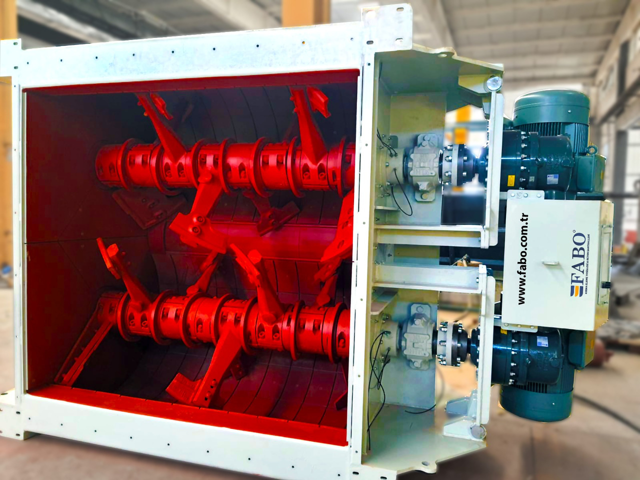 FABO twin shaft mixer - Бетонобъркачка: снимка 1 FABO twin shaft mixer - Бетонобъркачка: снимка 1