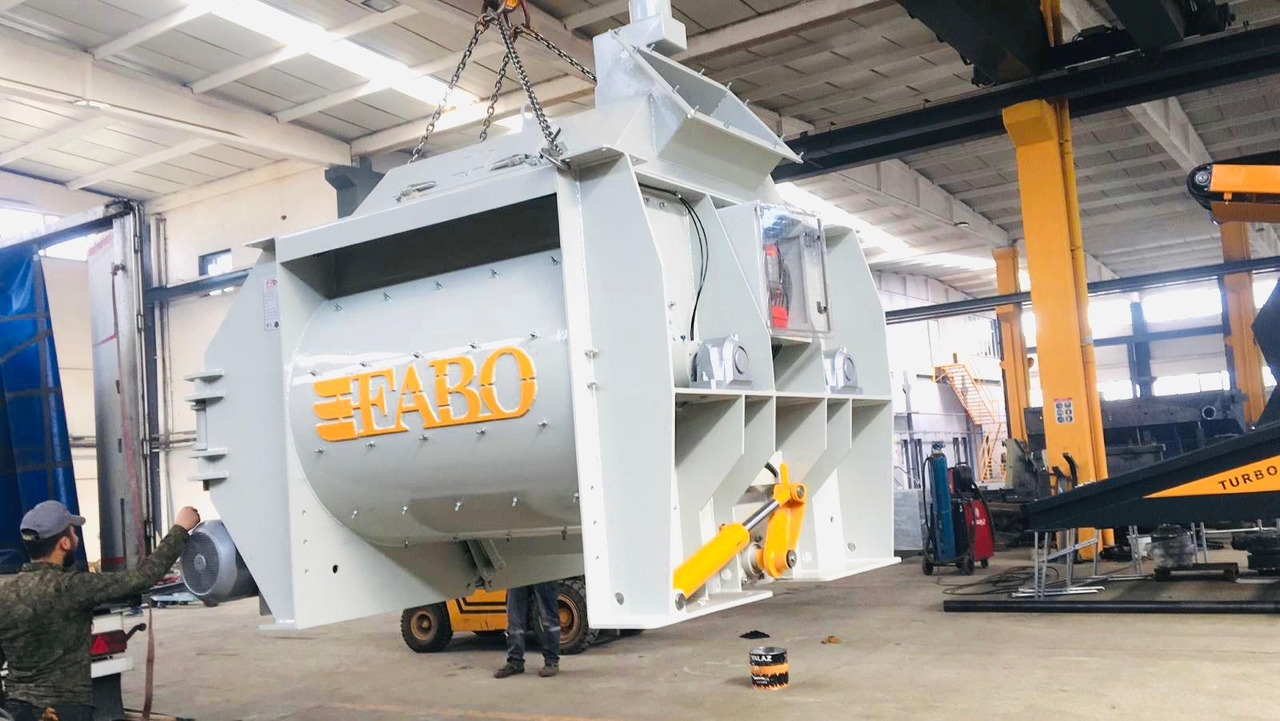 FABO twin shaft mixer - Бетонобъркачка: снимка 1 FABO twin shaft mixer - Бетонобъркачка: снимка 1