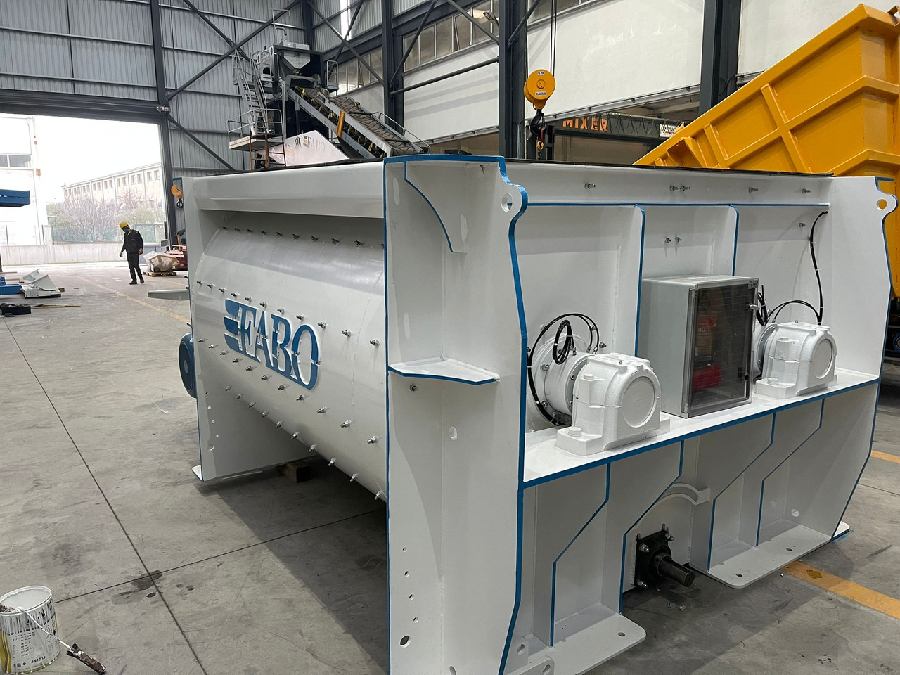 FABO twin shaft mixer - Бетонобъркачка: снимка 3 FABO twin shaft mixer - Бетонобъркачка: снимка 3