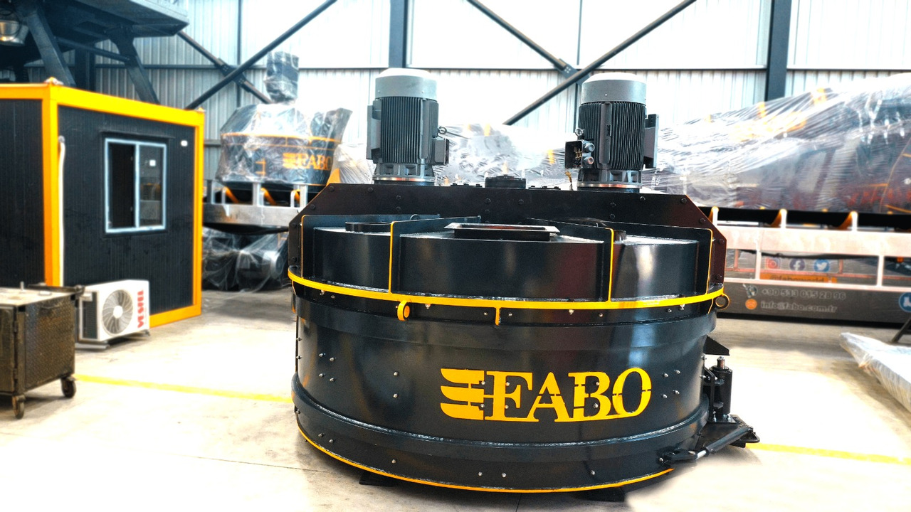 FABO twin shaft mixer - Бетонобъркачка: снимка 2 FABO twin shaft mixer - Бетонобъркачка: снимка 2