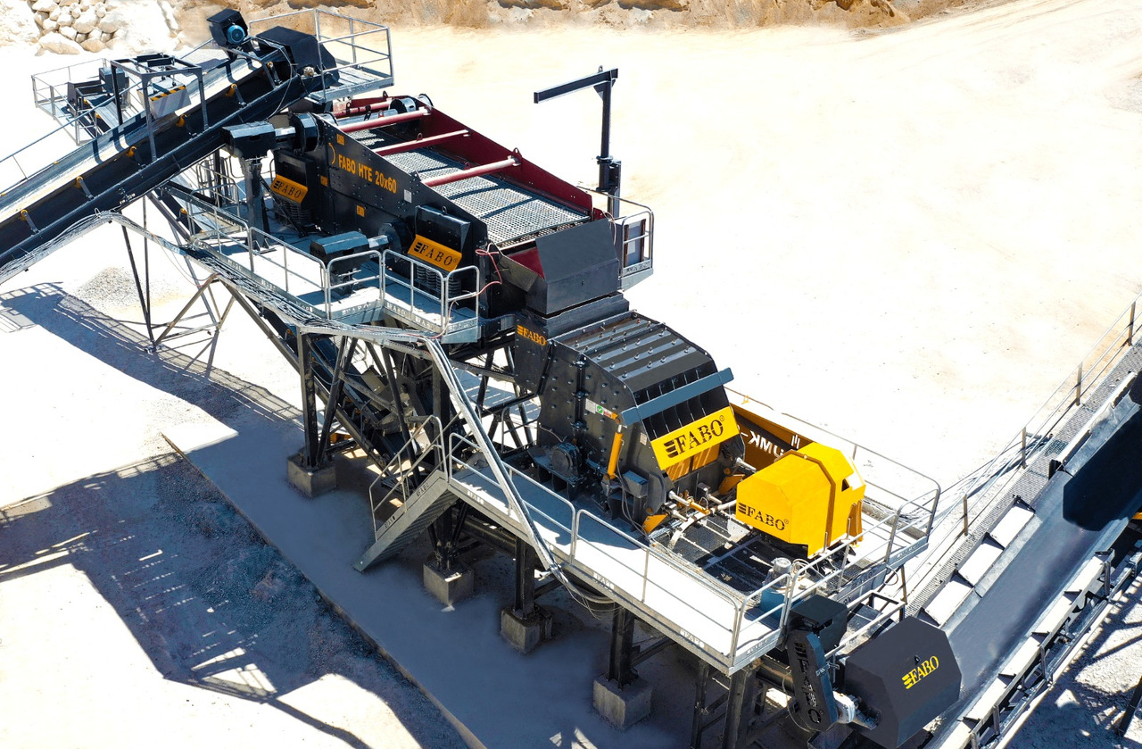FABO vibrating screen - Пресевна инсталация: снимка 1 FABO vibrating screen - Пресевна инсталация: снимка 1