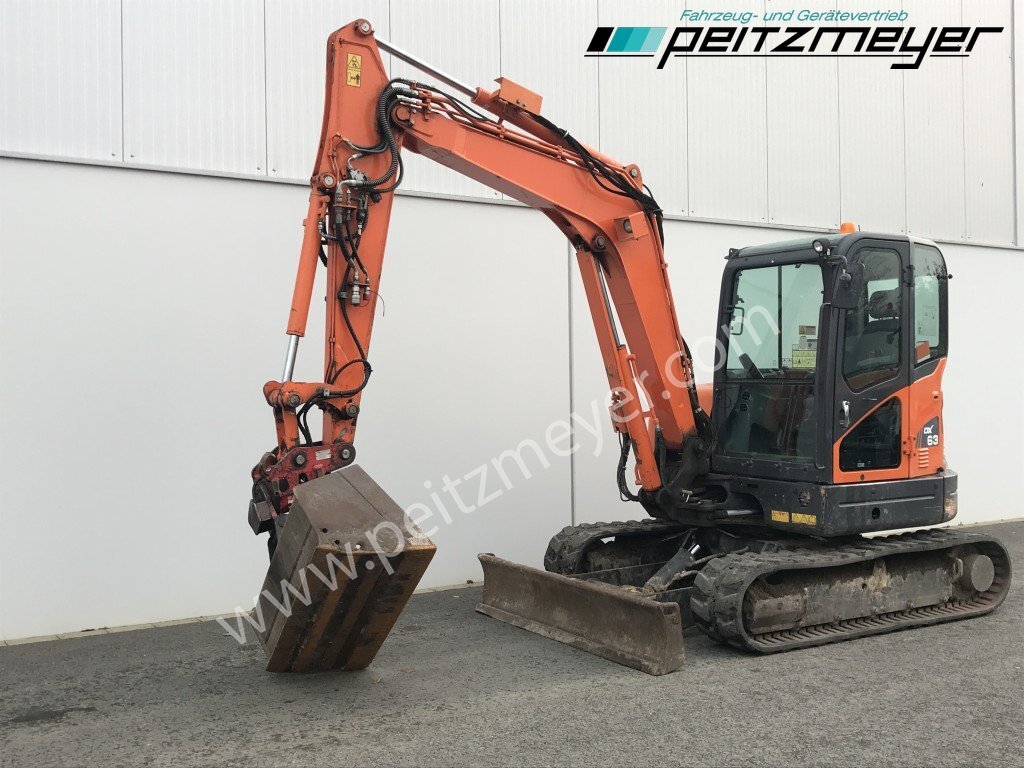 Doosan Kettenbagger DX 63-3 PowerTilt 070 , MS 03, mehrfach vorhanden - Мини багер: снимка 1 Doosan Kettenbagger DX 63-3 PowerTilt 070 , MS 03, mehrfach vorhanden - Мини багер: снимка 1