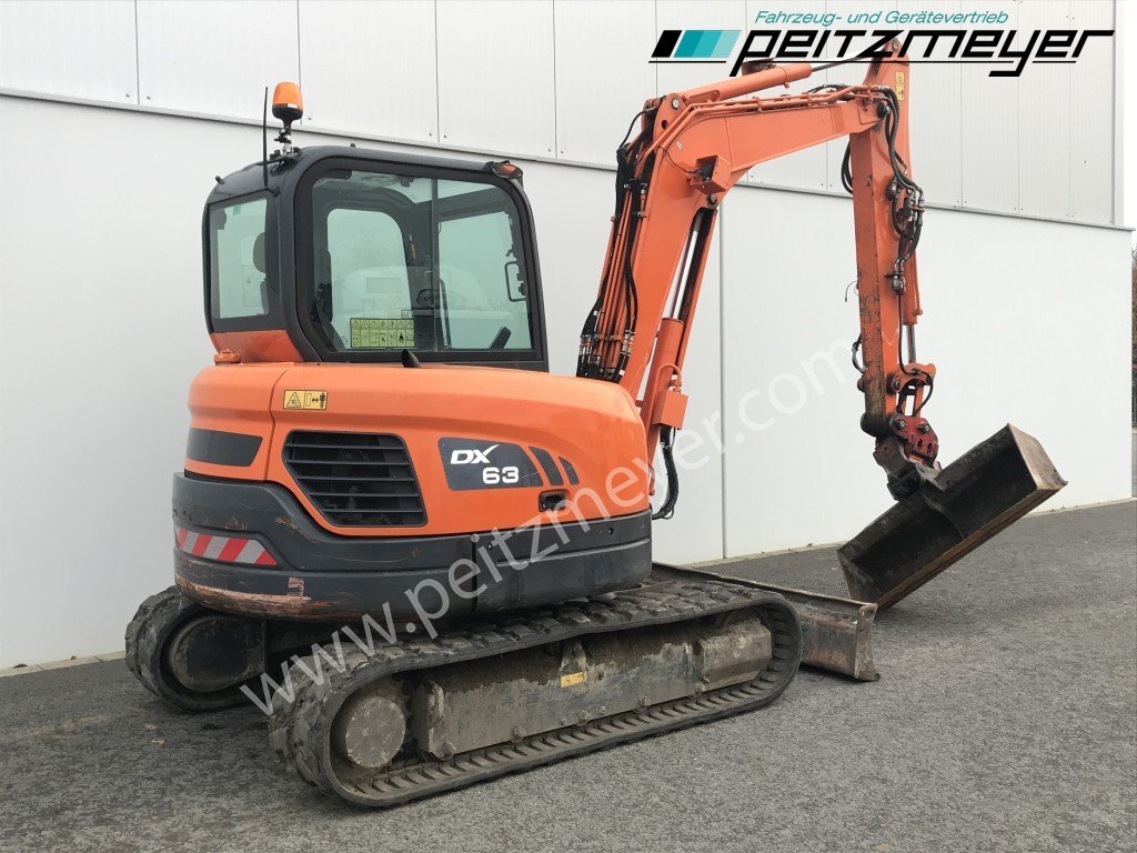 Doosan Kettenbagger DX 63-3 PowerTilt 070 , MS 03, mehrfach vorhanden - Мини багер: снимка 3 Doosan Kettenbagger DX 63-3 PowerTilt 070 , MS 03, mehrfach vorhanden - Мини багер: снимка 3