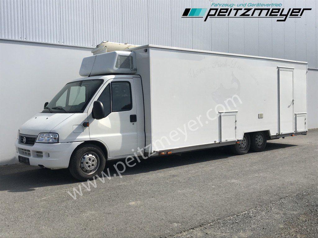 IVECO FIAT (I) Ducato Verkaufswagen 6,5 m - Motor neu vor 21 TKM + Kühltheke, Fritteuse - Магазин камион: снимка 1 IVECO FIAT (I) Ducato Verkaufswagen 6,5 m - Motor neu vor 21 TKM + Kühltheke, Fritteuse - Магазин камион: снимка 1