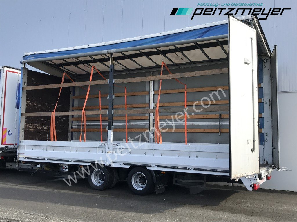 KRUKENMEIER Jumboanhänger TLPS 16,4, Hubdach, Edscha, verzinkt RSAB - Бордово ремарке/ Платформа: снимка 2 KRUKENMEIER Jumboanhänger TLPS 16,4, Hubdach, Edscha, verzinkt RSAB - Бордово ремарке/ Платформа: снимка 2