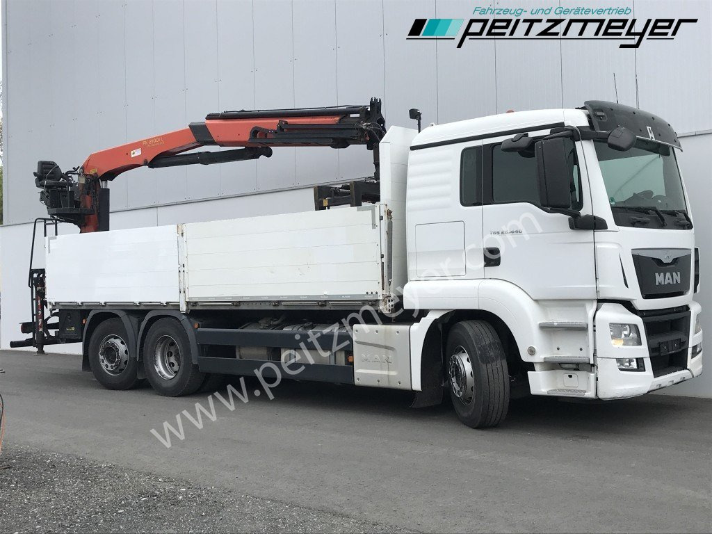 MAN TGS 26.440 FL 6x2 Palfinger PK 21001 L Steinzange, EU 6, Lenkachse - Бордови камион, Камион с кран: снимка 2 MAN TGS 26.440 FL 6x2 Palfinger PK 21001 L Steinzange, EU 6, Lenkachse - Бордови камион, Камион с кран: снимка 2