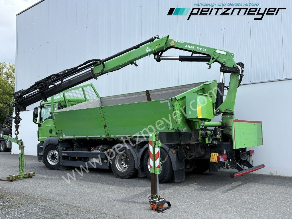 MAN TGS 26.460 FL 6x2 Kipper+Kran+Funk Lenkachse, 2-Seitenkipper, Atlas 172.3 - Самосвал камион, Камион с кран: снимка 3 MAN TGS 26.460 FL 6x2 Kipper+Kran+Funk Lenkachse, 2-Seitenkipper, Atlas 172.3 - Самосвал камион, Камион с кран: снимка 3