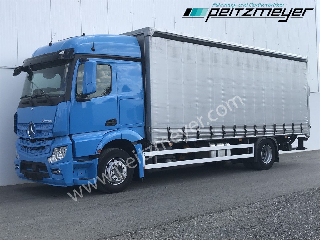 MERCEDES-BENZ Actros 1832 LL Pritsche + LBW EU 6 - Камион с брезент: снимка 1 MERCEDES-BENZ Actros 1832 LL Pritsche + LBW EU 6 - Камион с брезент: снимка 1