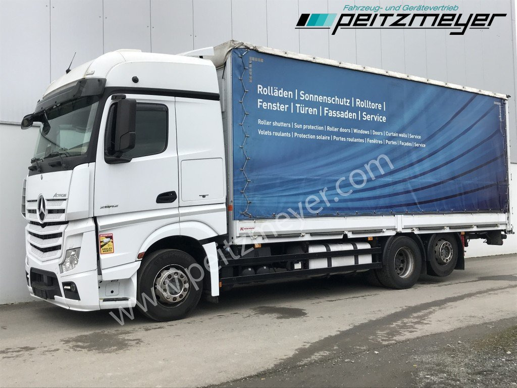 MERCEDES-BENZ Actros 2542 LL Pritsche, EU 6, Klima, Standklima, - Камион с брезент: снимка 2 MERCEDES-BENZ Actros 2542 LL Pritsche, EU 6, Klima, Standklima, - Камион с брезент: снимка 2