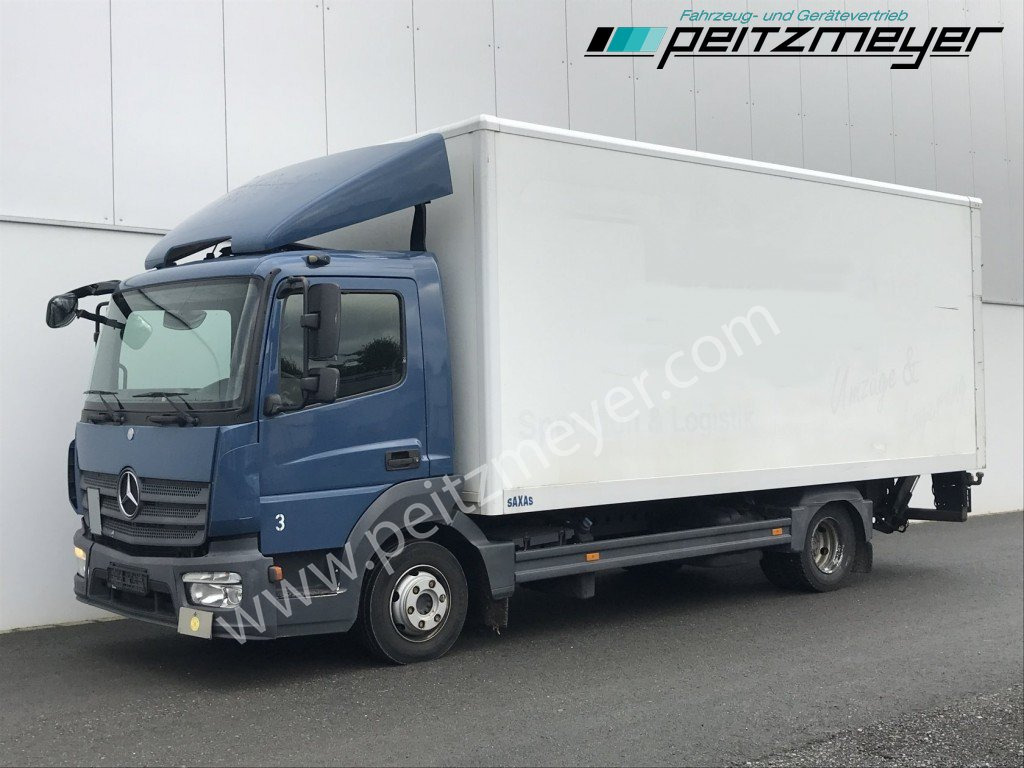 MERCEDES-BENZ Atego 818 L Koffer + LBW Euro 6, Klima, AHK, - Камион фургон: снимка 1 MERCEDES-BENZ Atego 818 L Koffer + LBW Euro 6, Klima, AHK, - Камион фургон: снимка 1
