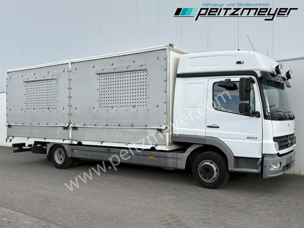MERCEDES-BENZ Atego 823 L Geflügelpritsche L - Fahrerhaus, Klima, 2 x AHK - Камион фургон: снимка 4 MERCEDES-BENZ Atego 823 L Geflügelpritsche L - Fahrerhaus, Klima, 2 x AHK - Камион фургон: снимка 4