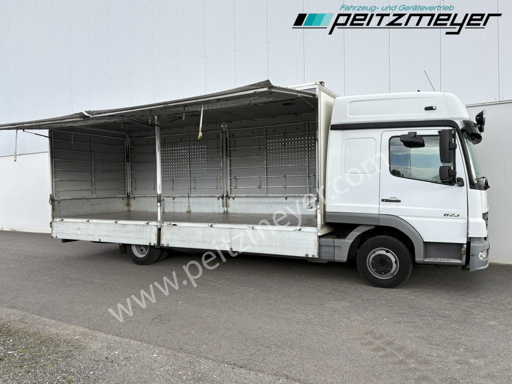 MERCEDES-BENZ Atego 823 L Geflügelpritsche L - Fahrerhaus, Klima, 2 x AHK - Камион фургон: снимка 3 MERCEDES-BENZ Atego 823 L Geflügelpritsche L - Fahrerhaus, Klima, 2 x AHK - Камион фургон: снимка 3