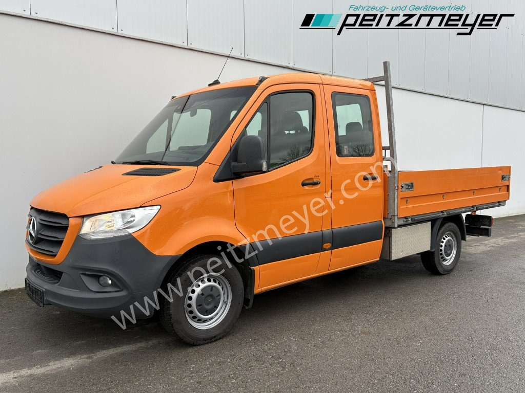 MERCEDES-BENZ Sprinter 314 CDI Doka Pritsche, Klima, Standh., AHK 2,8 t. - Бордови бус, Бус с двойна кабина: снимка 1 MERCEDES-BENZ Sprinter 314 CDI Doka Pritsche, Klima, Standh., AHK 2,8 t. - Бордови бус, Бус с двойна кабина: снимка 1