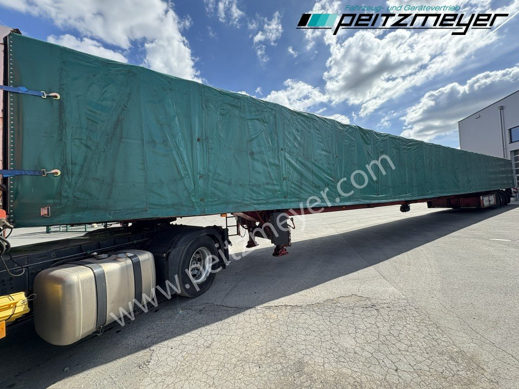 NOOTEBOOM ( NL ) Pritschenauflieger ausziehbar OVB-48-03V hydr. gelenkt Fernsteuerung, 26,35 m unter Plane - Брезентово полуремарке: снимка 3 NOOTEBOOM ( NL ) Pritschenauflieger ausziehbar OVB-48-03V hydr. gelenkt Fernsteuerung, 26,35 m unter Plane - Брезентово полуремарке: снимка 3