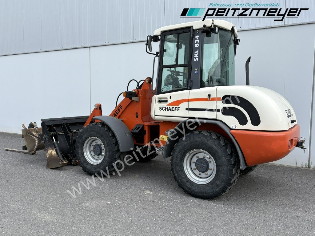 SCHAEFF RADLADER SKL 834 Palettengabel + Klappschaufel - Колесен товарач: снимка 4 SCHAEFF RADLADER SKL 834 Palettengabel + Klappschaufel - Колесен товарач: снимка 4