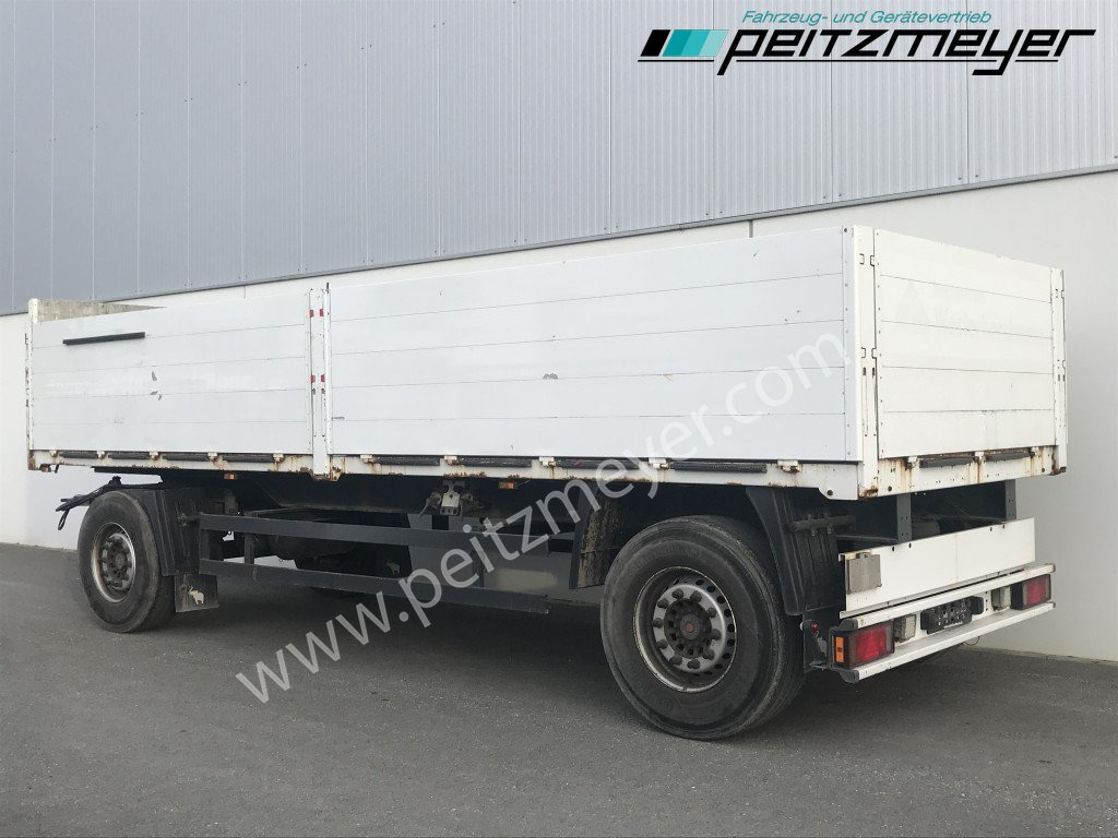 SCHMITZ 2 Achs Pritschenanhänger AFG 18 Baustoff - Бордово ремарке/ Платформа: снимка 2 SCHMITZ 2 Achs Pritschenanhänger AFG 18 Baustoff - Бордово ремарке/ Платформа: снимка 2