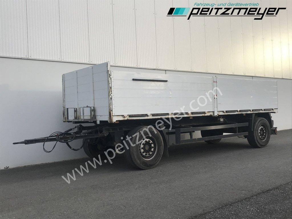 SCHMITZ 2 Achs Pritschenanhänger AFG 18 Baustoff - Бордово ремарке/ Платформа: снимка 4 SCHMITZ 2 Achs Pritschenanhänger AFG 18 Baustoff - Бордово ремарке/ Платформа: снимка 4