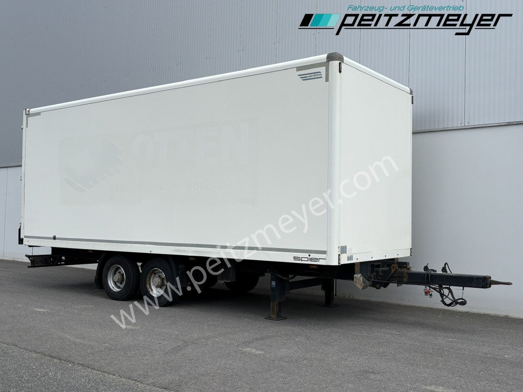 SPIER Tandemkoffer ZGL 255 Plywoodkoffer mit Hecktüren - Затворена каросерия ремарке: снимка 3 SPIER Tandemkoffer ZGL 255 Plywoodkoffer mit Hecktüren - Затворена каросерия ремарке: снимка 3