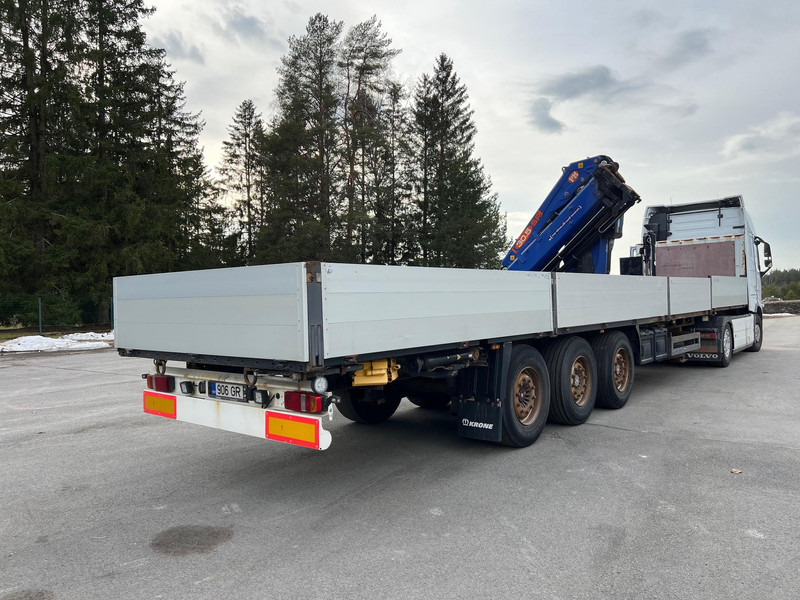 Krone SDP 27 - PM 30.5 SP Radio Stearing - Бордово полуремарке/ Платформа: снимка 1 Krone SDP 27 - PM 30.5 SP Radio Stearing - Бордово полуремарке/ Платформа: снимка 1