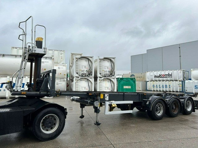 LAG LAG 30 ft Tipping chassis / Alcoa,s / bpw disc / airepipe - Контейнеровоз/ Сменна каросерия полуремарке: снимка 3 LAG LAG 30 ft Tipping chassis / Alcoa,s / bpw disc / airepipe - Контейнеровоз/ Сменна каросерия полуремарке: снимка 3
