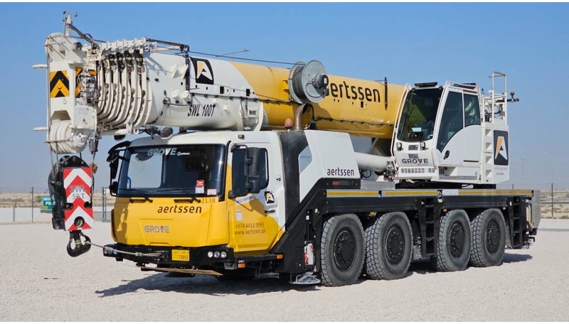 Grove GMK4100L-1 (2pcs available - Qatar) - Кран за всякакви терени: снимка 1 Grove GMK4100L-1 (2pcs available - Qatar) - Кран за всякакви терени: снимка 1