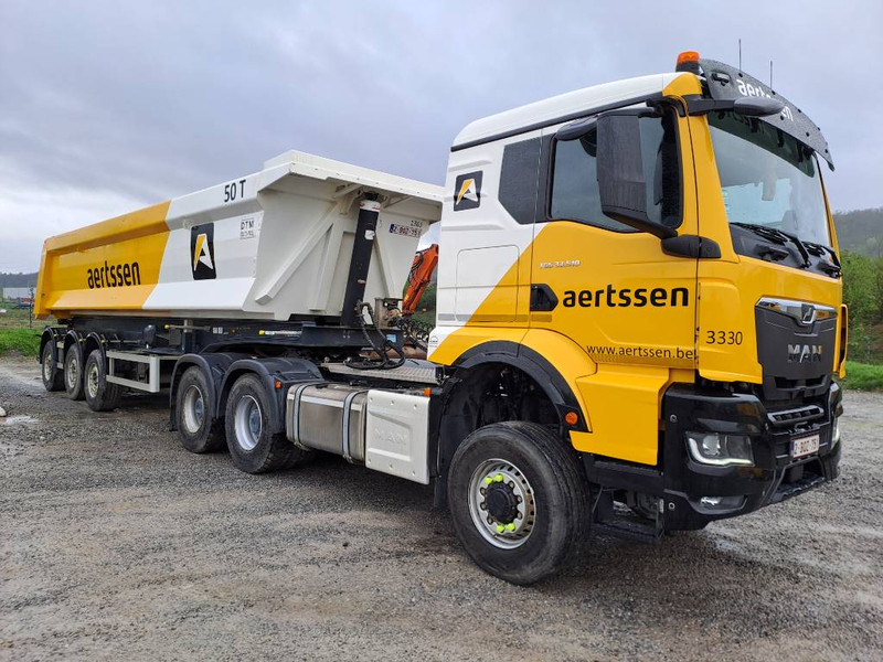 Влекач MAN NTGS33.510 + DTM Granalu Tipper: снимка 7