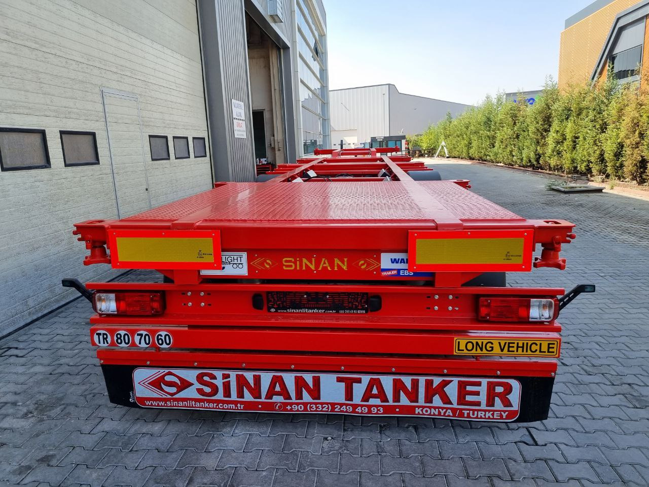 SINAN Container carrier - Контейнеровоз/ Сменна каросерия полуремарке: снимка 1 SINAN Container carrier - Контейнеровоз/ Сменна каросерия полуремарке: снимка 1