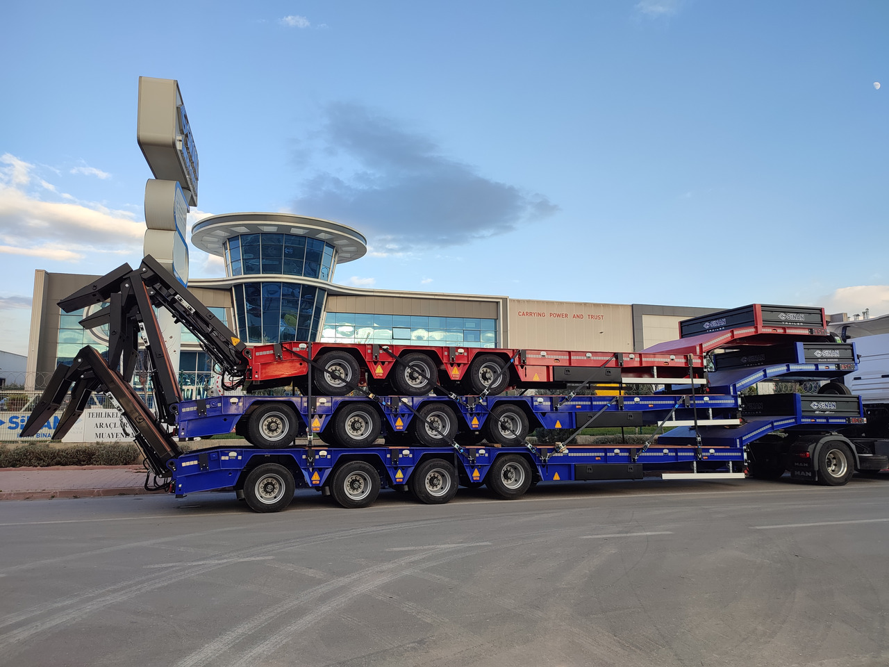 SINAN TANKER TRAILER Lowbed 4 axle - Нискорамна площадка полуремарке: снимка 1 SINAN TANKER TRAILER Lowbed 4 axle - Нискорамна площадка полуремарке: снимка 1