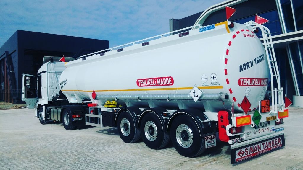 Нови Полуремарке цистерна За превоз на гориво SINAN TANKER-TREYLER Aluminium, fuel tanker- Бензовоз Алюминьевый: снимка 14