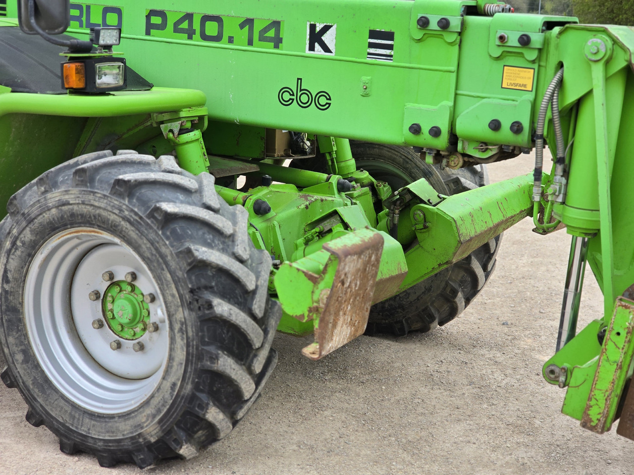 Телескопичен колесен товарач MERLO P40.14 K: снимка 15