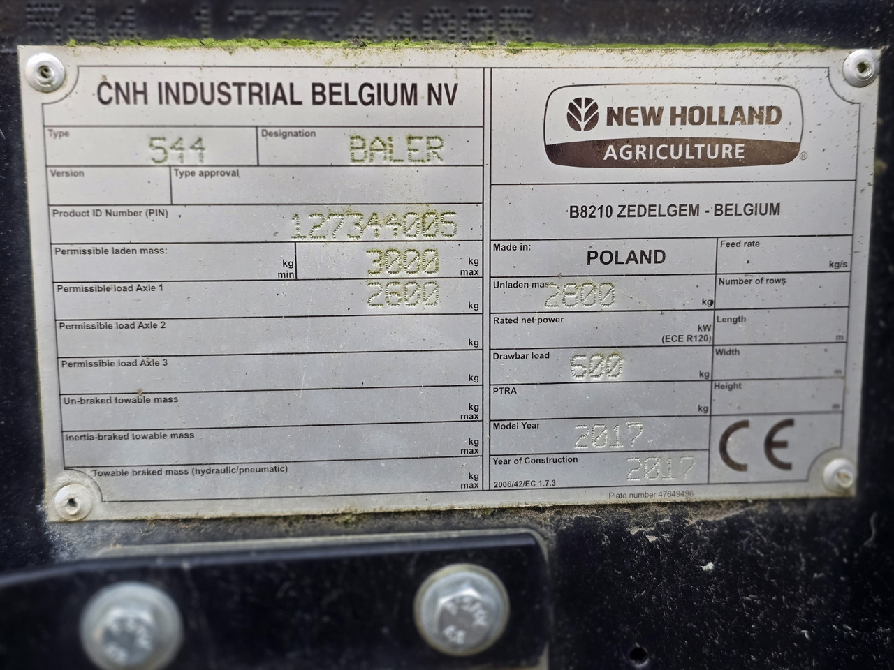 New Holland BR6090 - Рулонна сламопреса: снимка 5 New Holland BR6090 - Рулонна сламопреса: снимка 5