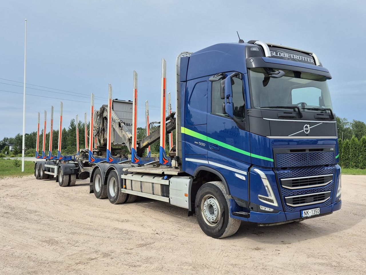 VOLVO FH500 JYKI V31 Kesla - Камион за дърва: снимка 1 VOLVO FH500 JYKI V31 Kesla - Камион за дърва: снимка 1