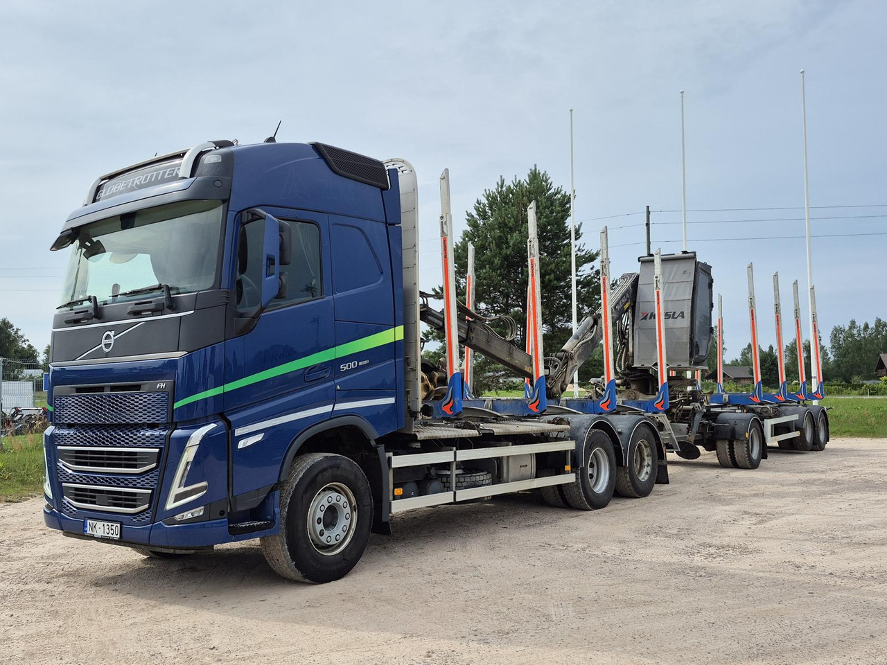 VOLVO FH500 JYKI V31 Kesla - Камион за дърва: снимка 2 VOLVO FH500 JYKI V31 Kesla - Камион за дърва: снимка 2