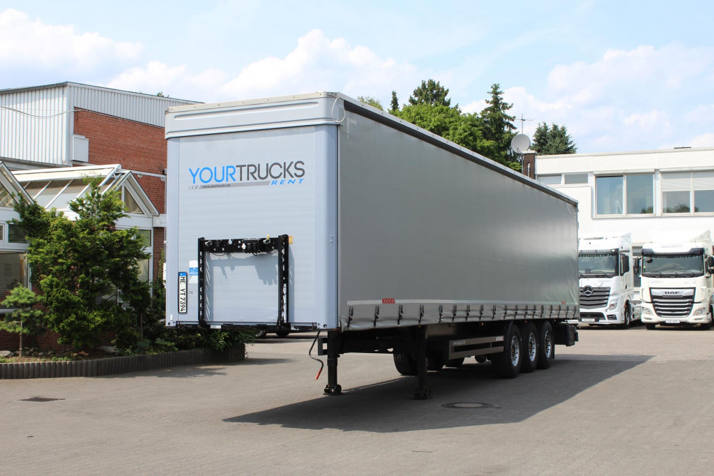 KOEGEL Standard Plane 2,75h Liftachse Edscha Miete-Rent - Брезентово полуремарке: снимка 1 KOEGEL Standard Plane 2,75h Liftachse Edscha Miete-Rent - Брезентово полуремарке: снимка 1