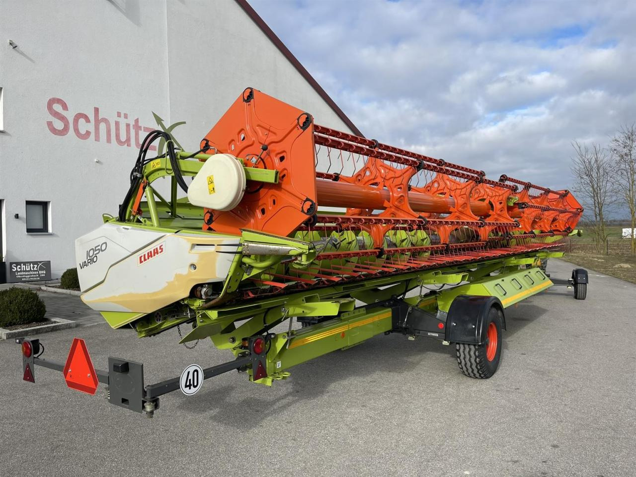 CLAAS Schneidwerk Claas Vario V1050, ca. 1600ha, LED Laser, Bj. 2016 - Хедер: снимка 4 CLAAS Schneidwerk Claas Vario V1050, ca. 1600ha, LED Laser, Bj. 2016 - Хедер: снимка 4