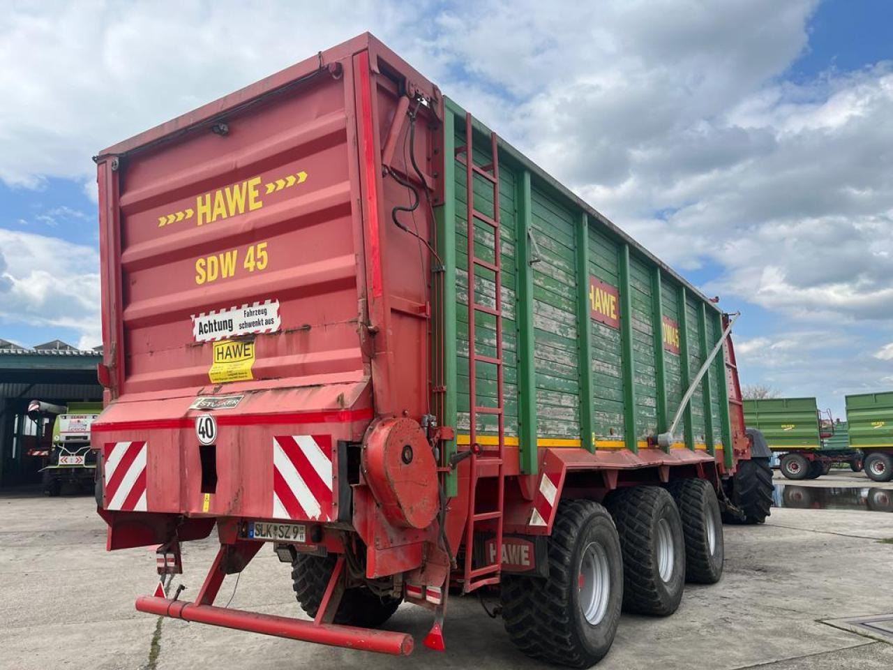HAWE Tridem SDW 45T, Silagewagen - Селскостопанско ремарке самосвал: снимка 3 HAWE Tridem SDW 45T, Silagewagen - Селскостопанско ремарке самосвал: снимка 3