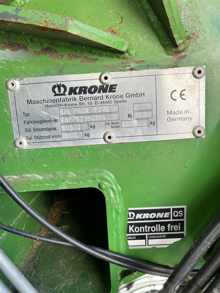 Сламопреса за квадратни бали Krone Big Pack 1270 XC Multi Bale: снимка 12