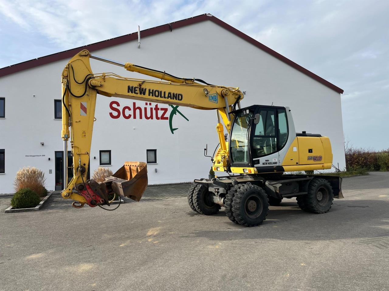 New Holland MH 5.6 inkl. Grabenlöffel, Tieflöffel - Колесен багер: снимка 2 New Holland MH 5.6 inkl. Grabenlöffel, Tieflöffel - Колесен багер: снимка 2